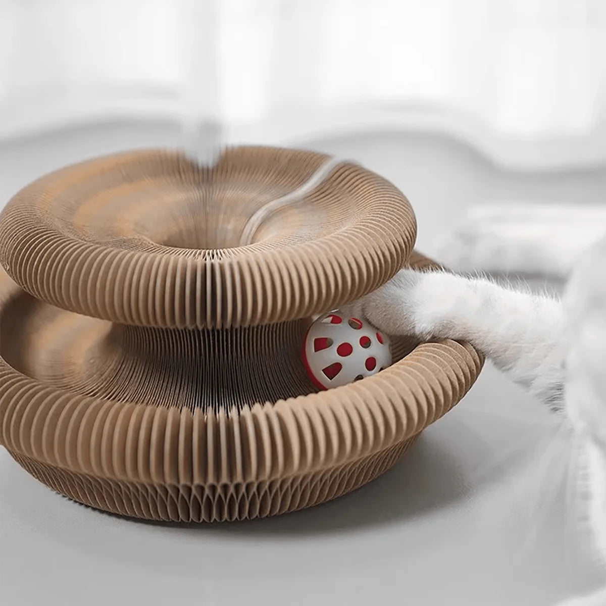Mantiene a tu gatos entretenido y protege tus muebles - Juguete Kitty Kurlz